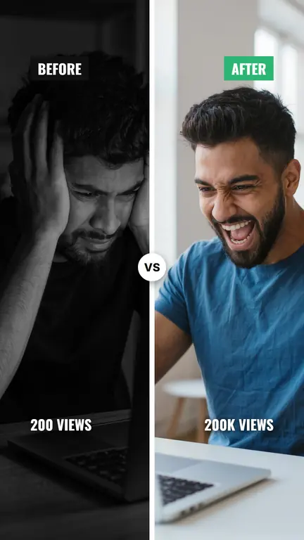 Before vs after style